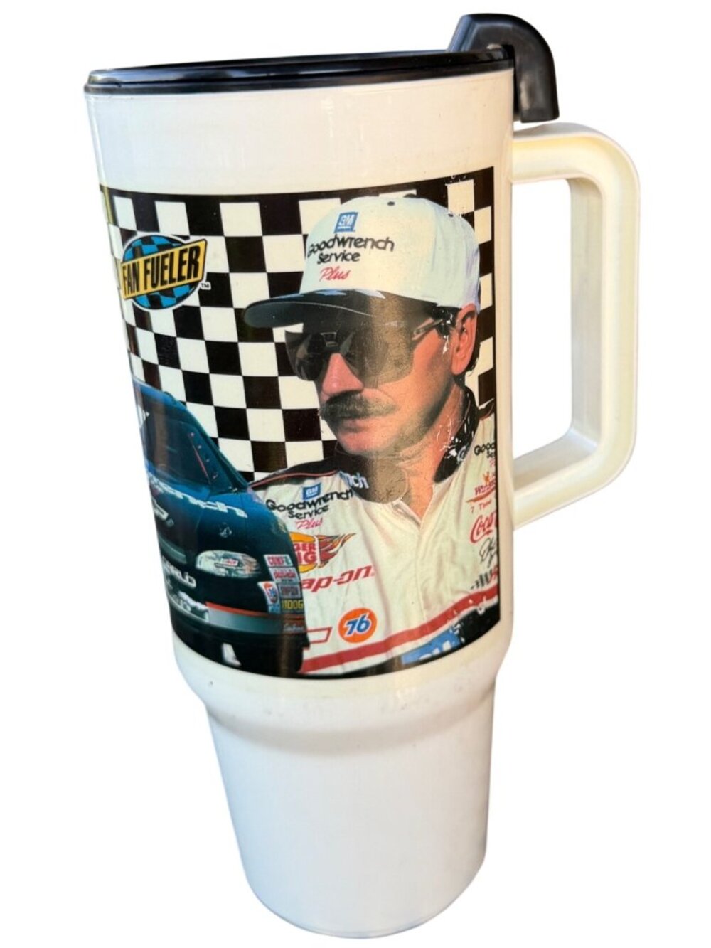 VINTAGE Betras USA 22 oz. "Fan Fueler" Tumbler Dale Earnhardt #3 Goodwrench